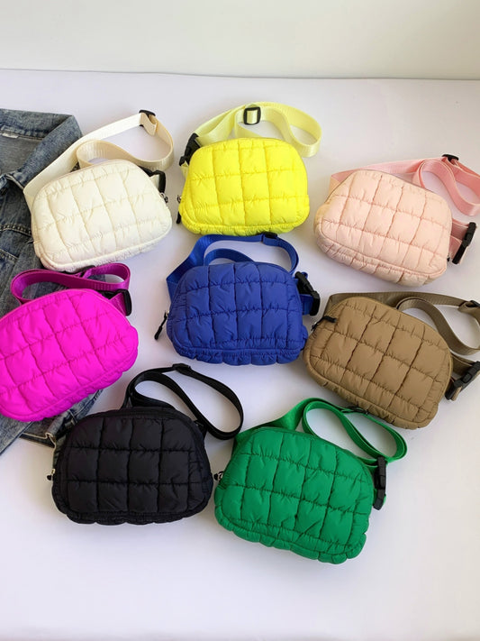 Bubble Quilted Crossbody Bag