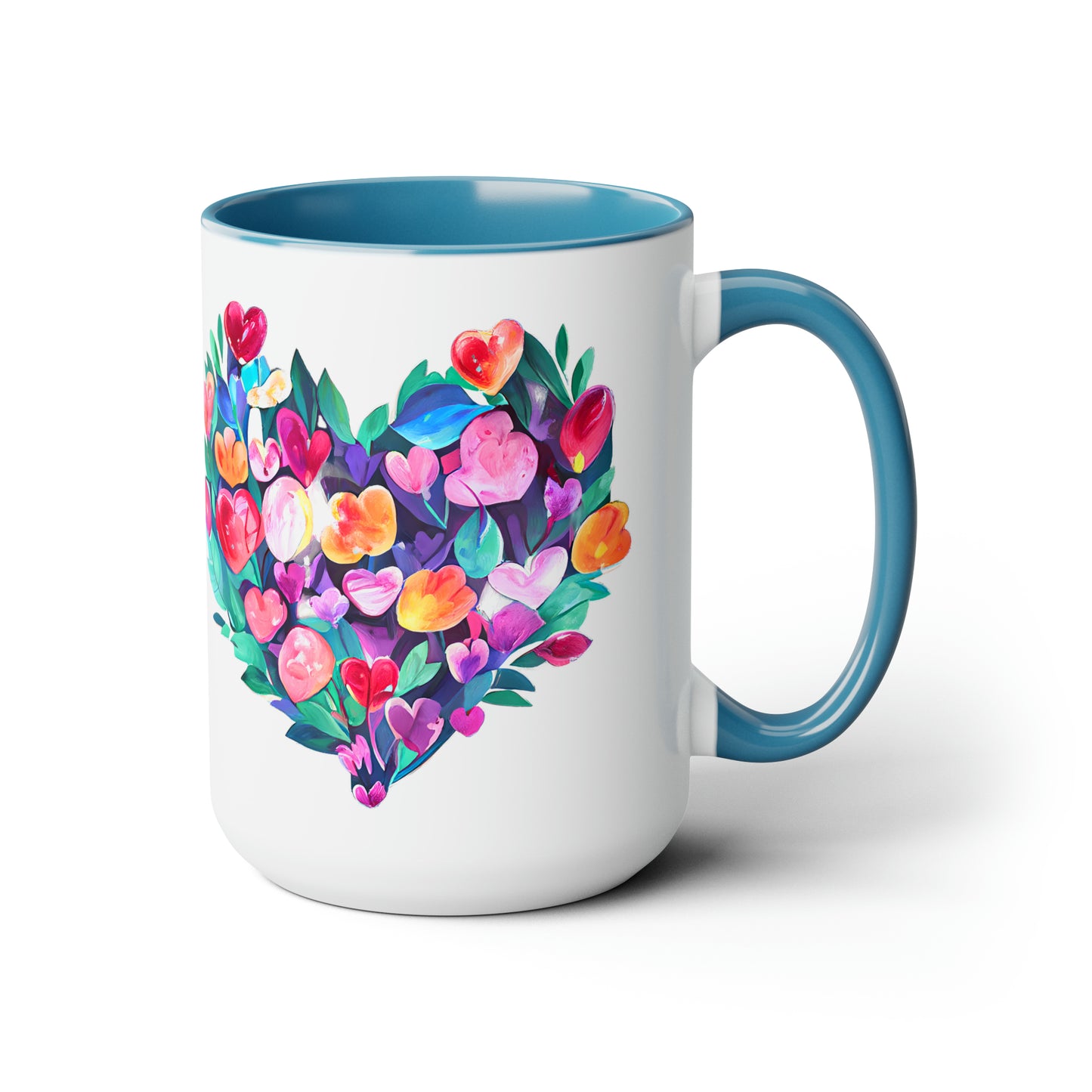 A Sweet Friendship Refreshes the Soul Two-Tone Coffee Mugs, Large 15oz, Coffee Mug, Coffee Cup, Gifts For Friend, Friendship Gift, Drink Mug