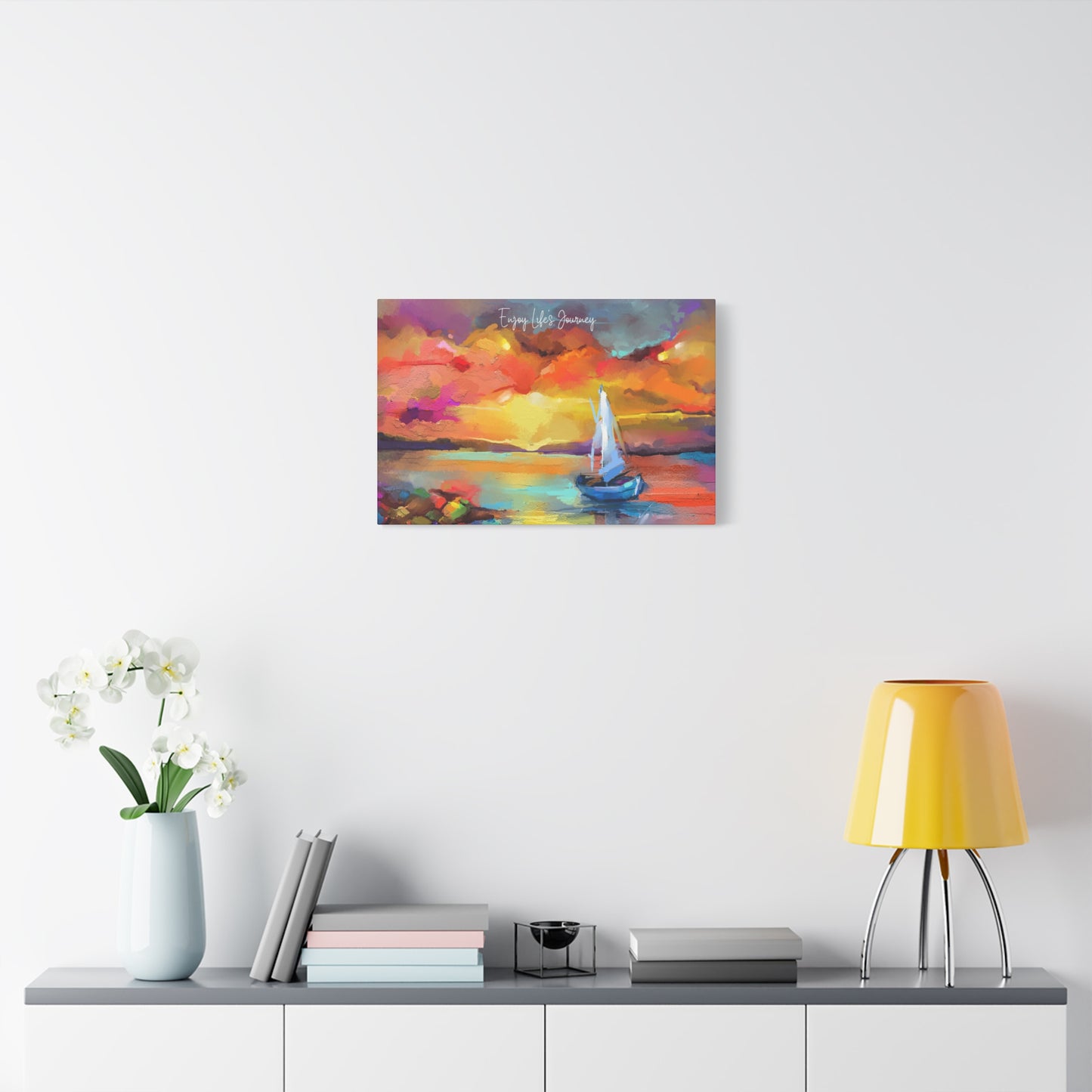 Enjoy Life's Journey - Matte Canvas Print