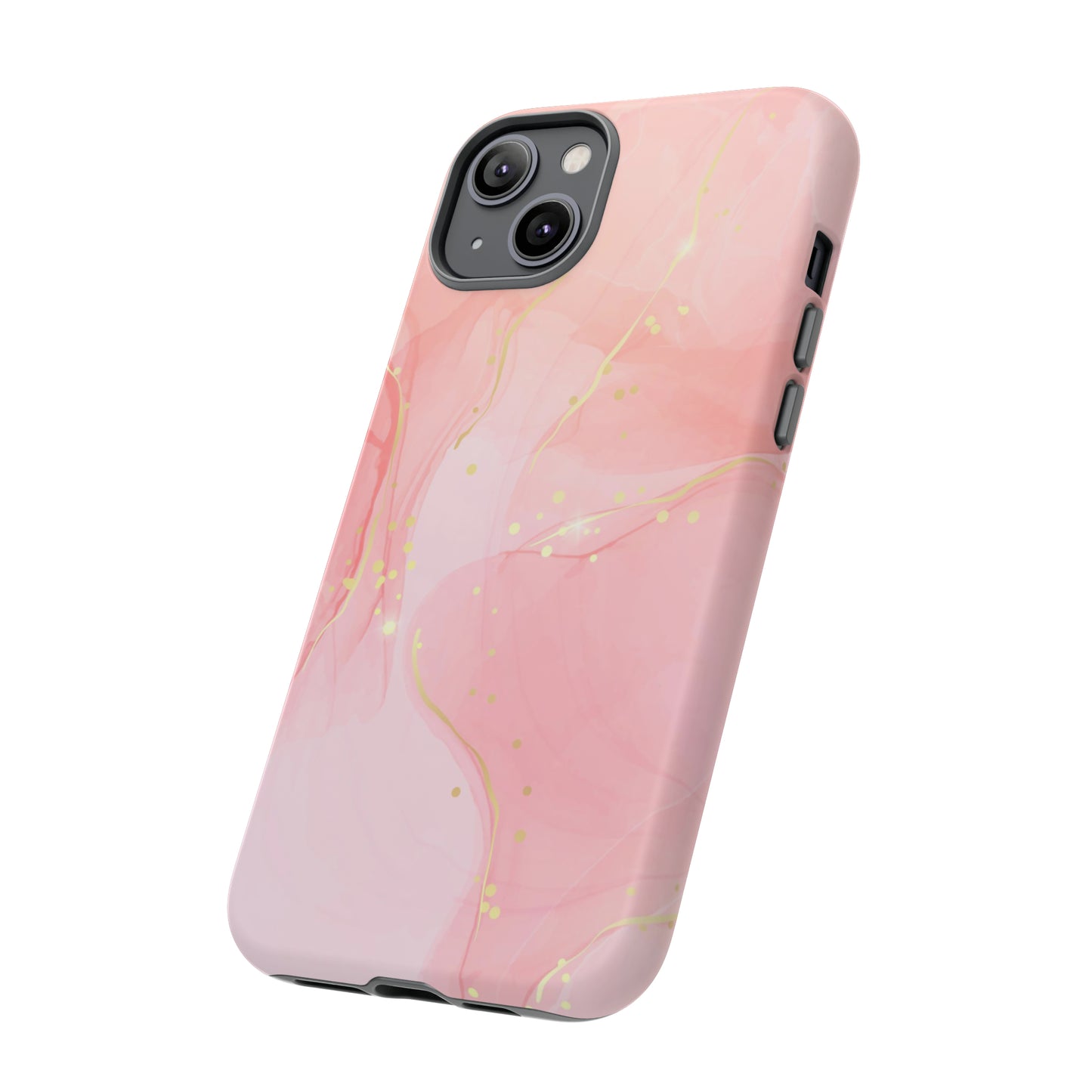 Pink Gold Phone Cases, IPhone Case, Pink Gold Marble, Pink Swirls IPhone Case, Gifts For Her, Gift For Mom, IPhone Cover, Womens IPhone Case