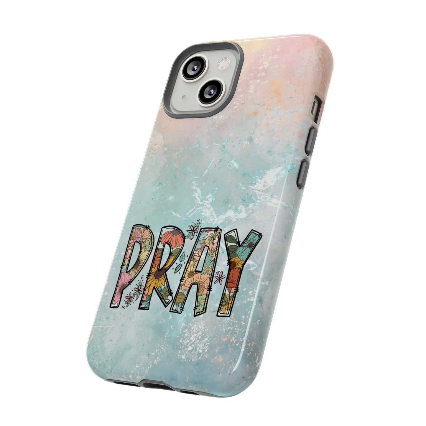 Floral PRAY iPhone Protective Cases
