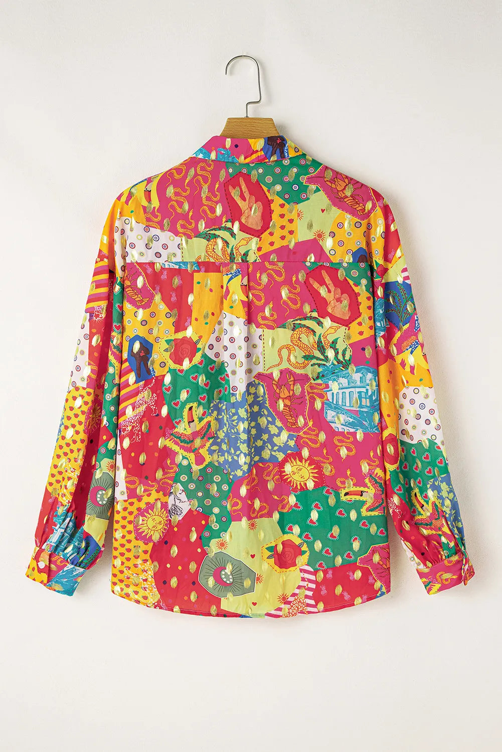 Printed Long Sleeve Shirt