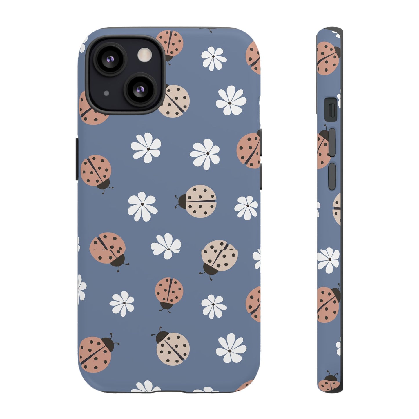 Lady Bugs and Floral Tough Case for IPhones 11 - 16