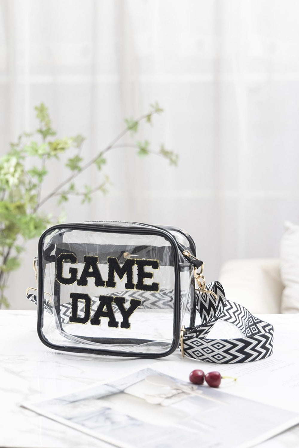 GAME DAY Transparent Crossbody Bag Stadium Approved