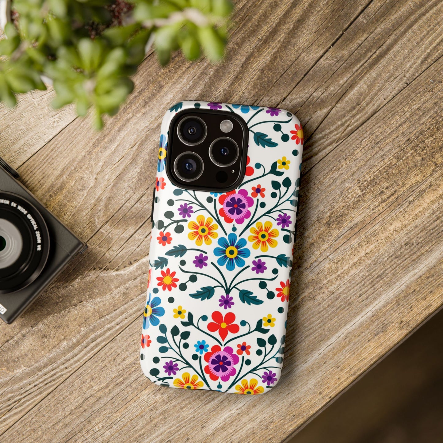 Beautiful Floral IPhone Protective Case for IPhones 11 - 16