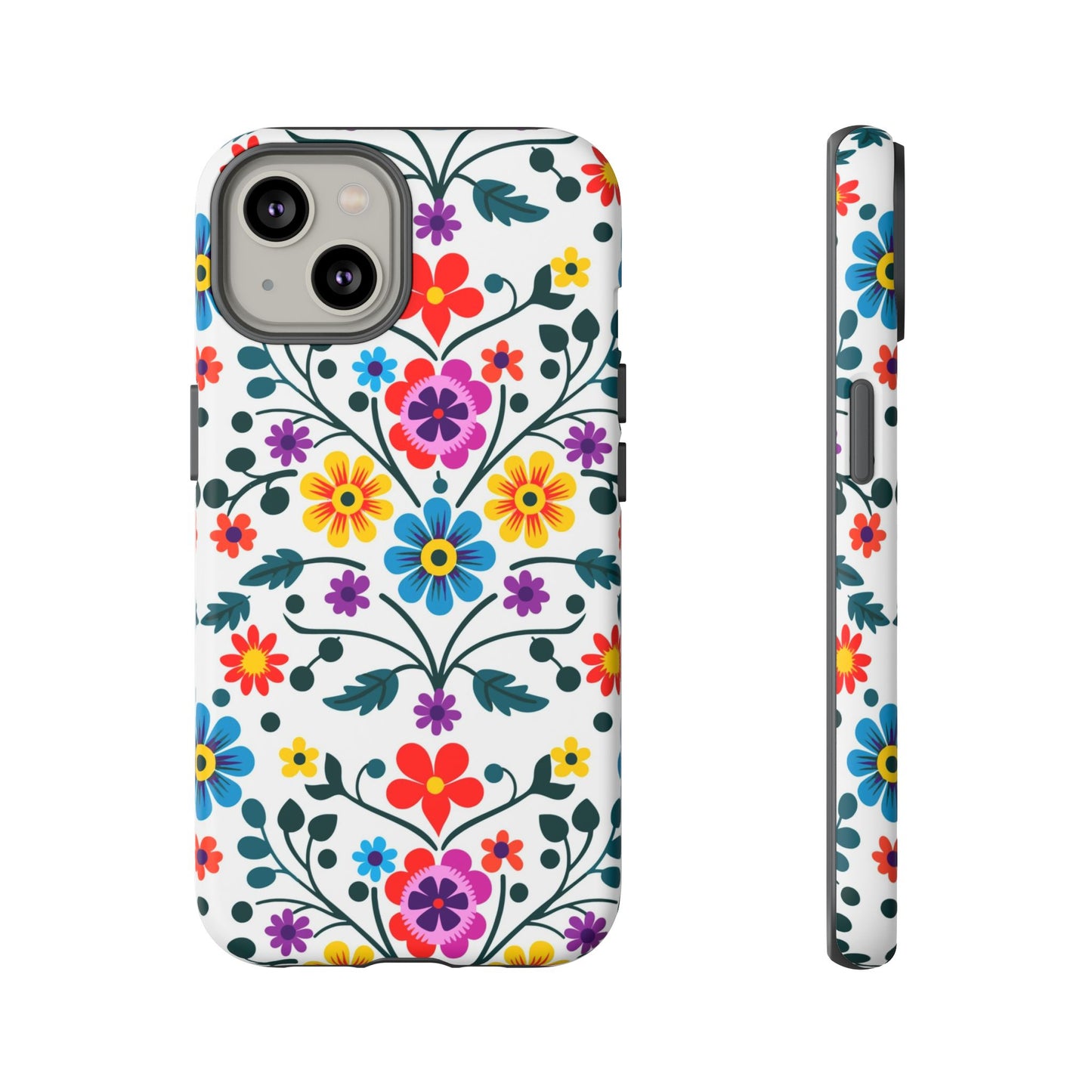 Beautiful Floral IPhone Protective Case for IPhones 11 - 16