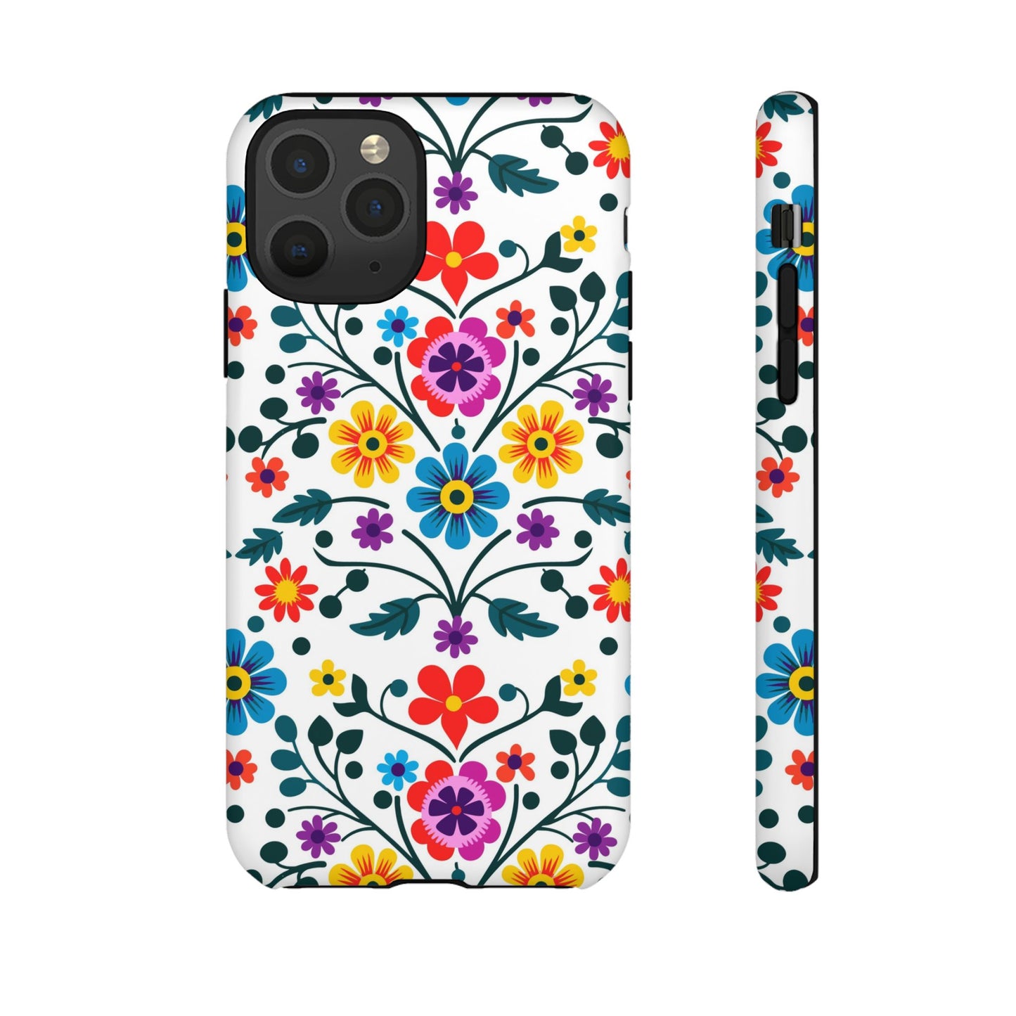 Beautiful Floral IPhone Protective Case for IPhones 11 - 16