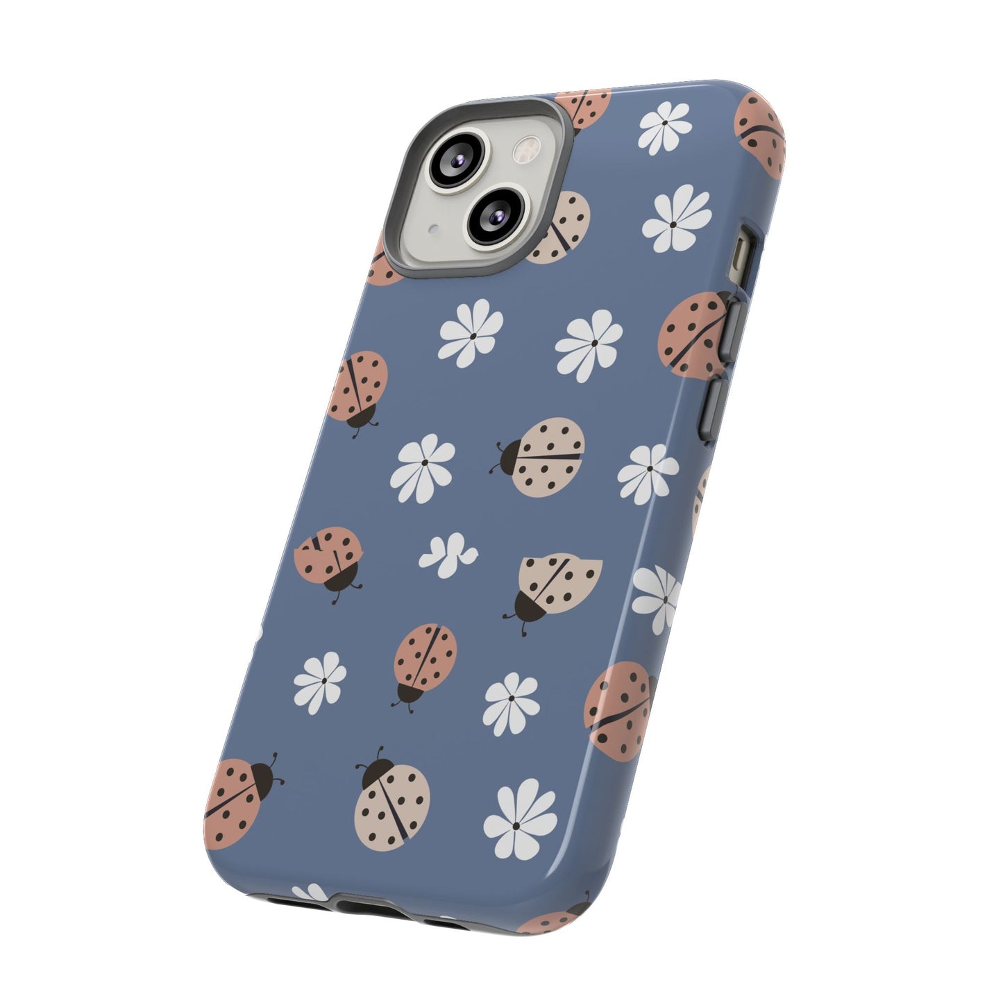 Lady Bugs and Floral Tough Case for IPhones 11 - 16