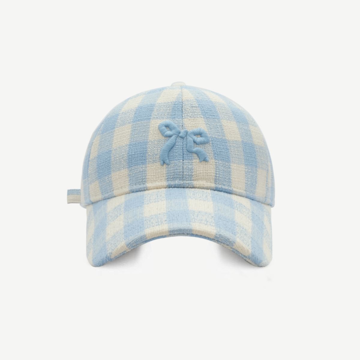 Bow Checkered:  Cotton Baseball Hat