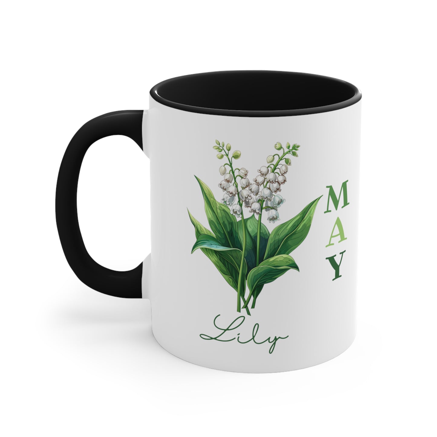 May Birth Flower Coffee Mug, 11oz, Birth Month, Born in May, Coffee Mug, Gifts For Her, Gifts For Mom, Friend Gift, Flower Mug
