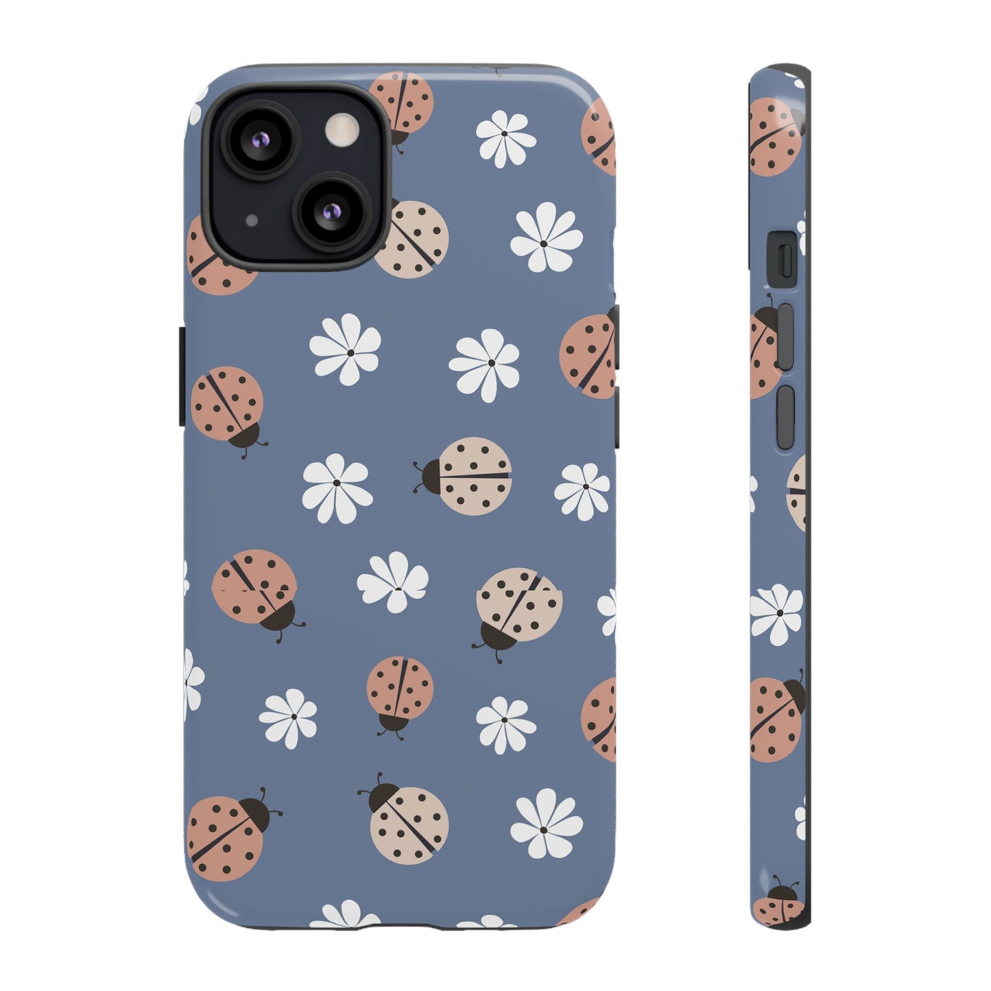 Lady Bugs and Floral Tough Case for IPhones 11 - 16