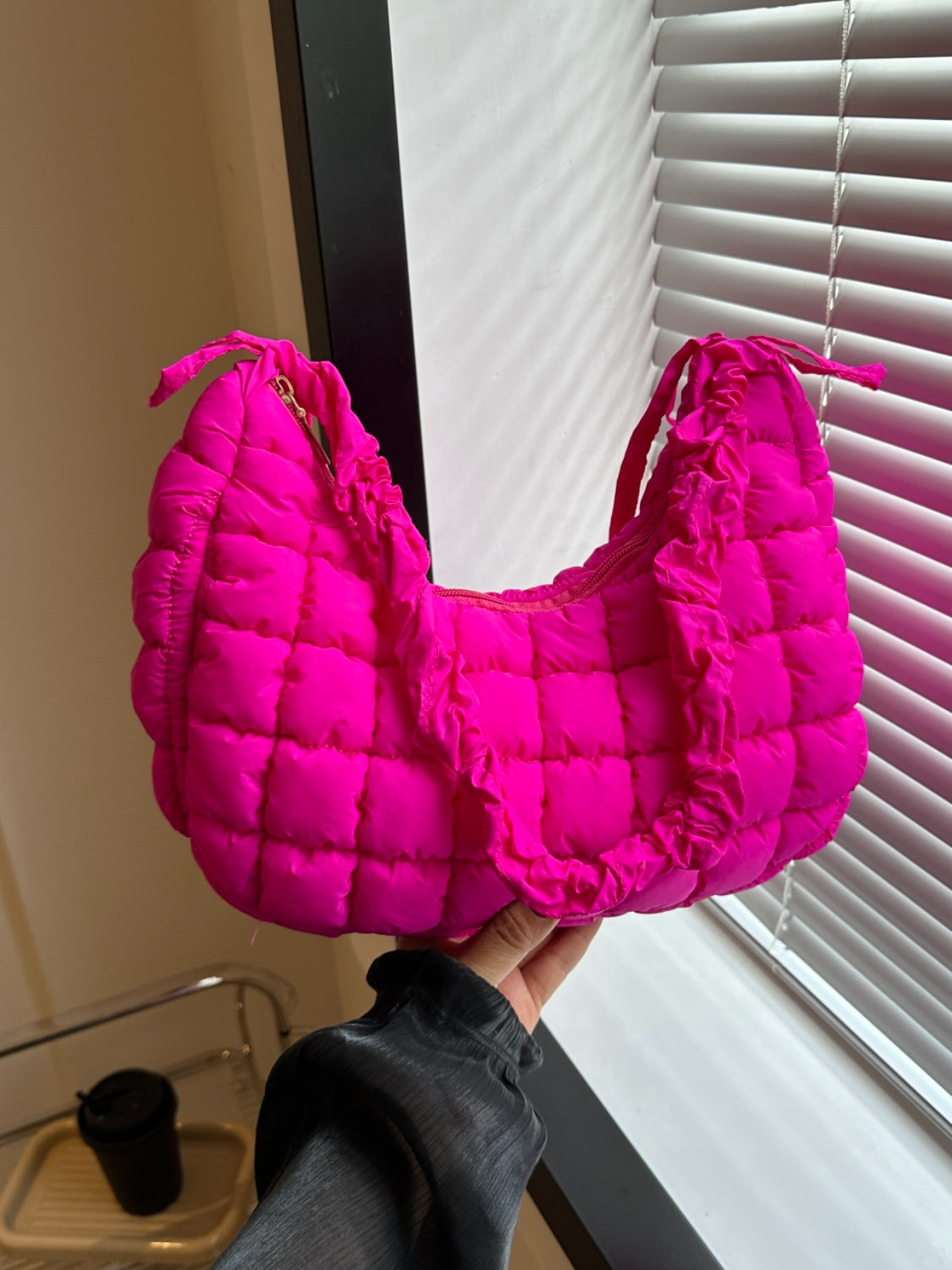 Quilted Bubble Shoulder Bag