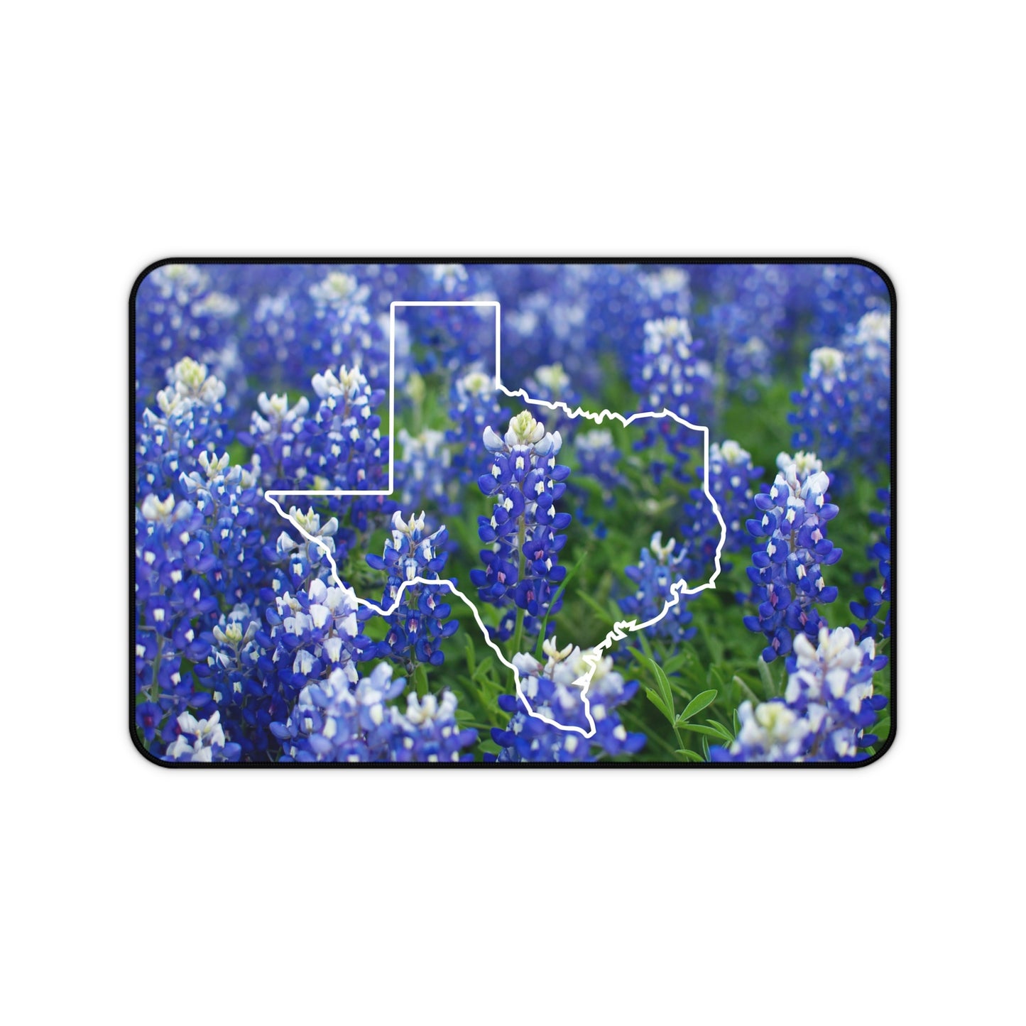 Texas and Bluebonnets Colorful Mouse Pad