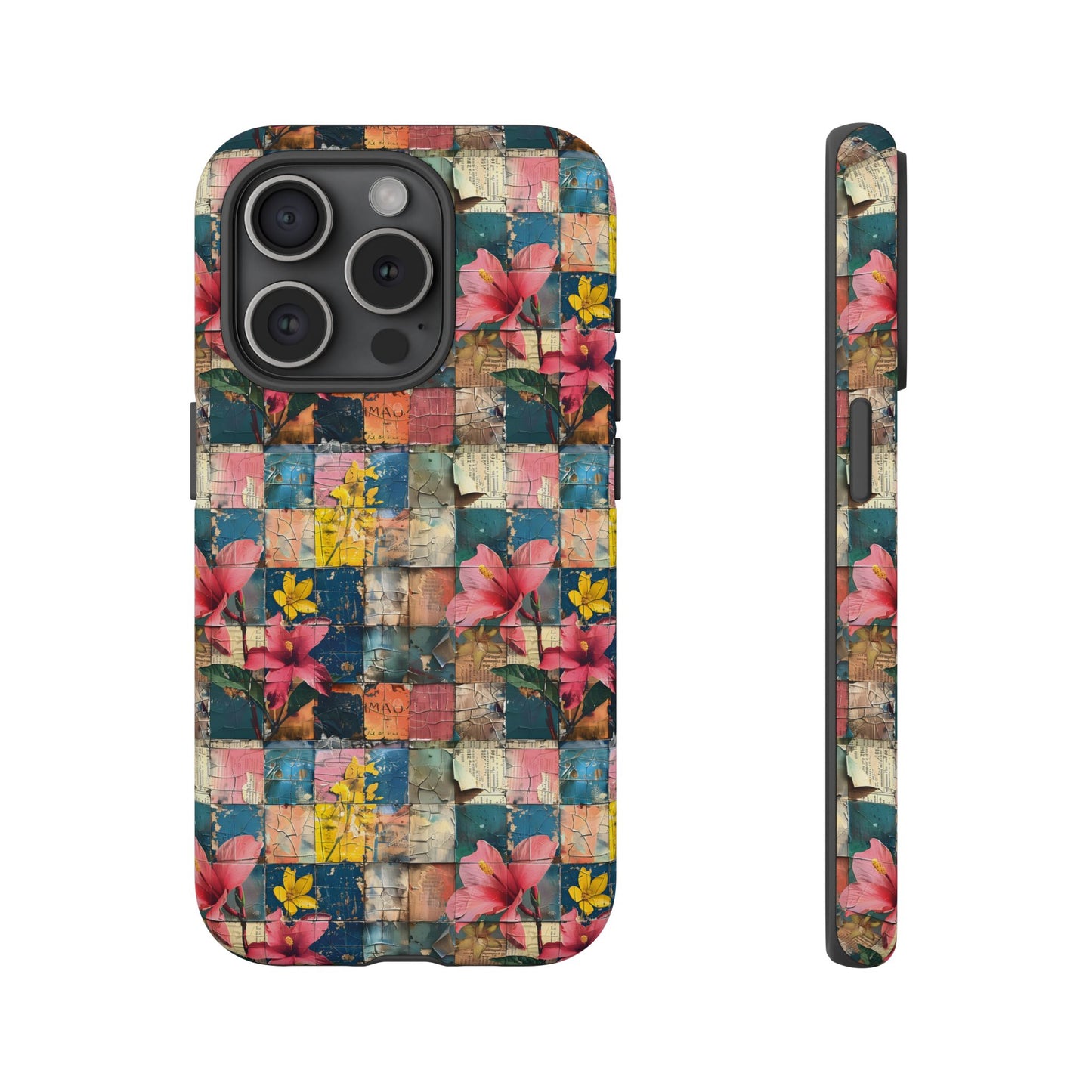 Collage Pattern IPhone Case - IPhones 11 - 15