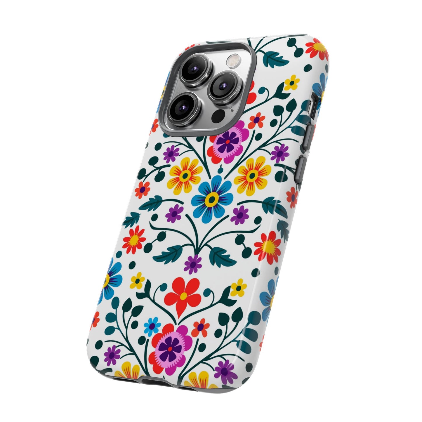 Beautiful Floral IPhone Protective Case for IPhones 11 - 16