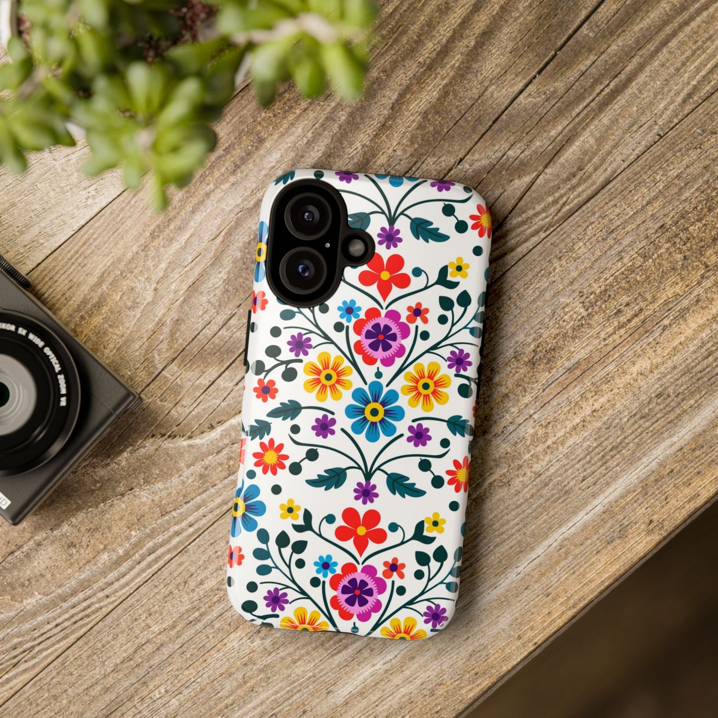 Beautiful Floral IPhone Protective Case for IPhones 11 - 16