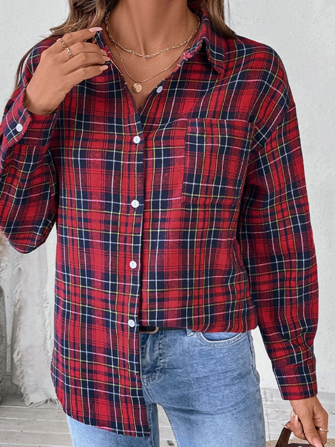 Perfect Plaid Long Sleeve Shirt