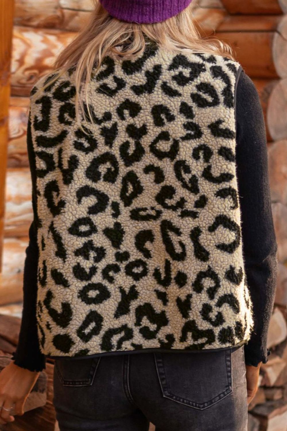 Leopard Print Vest