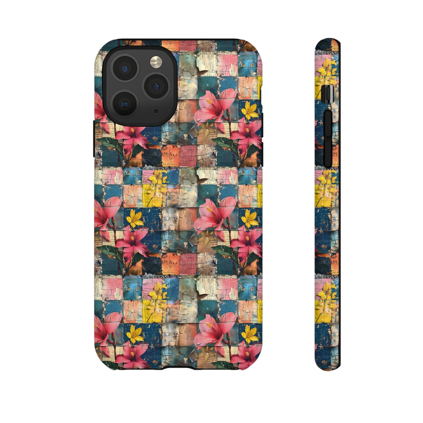 Collage Pattern IPhone Case - IPhones 11 - 15