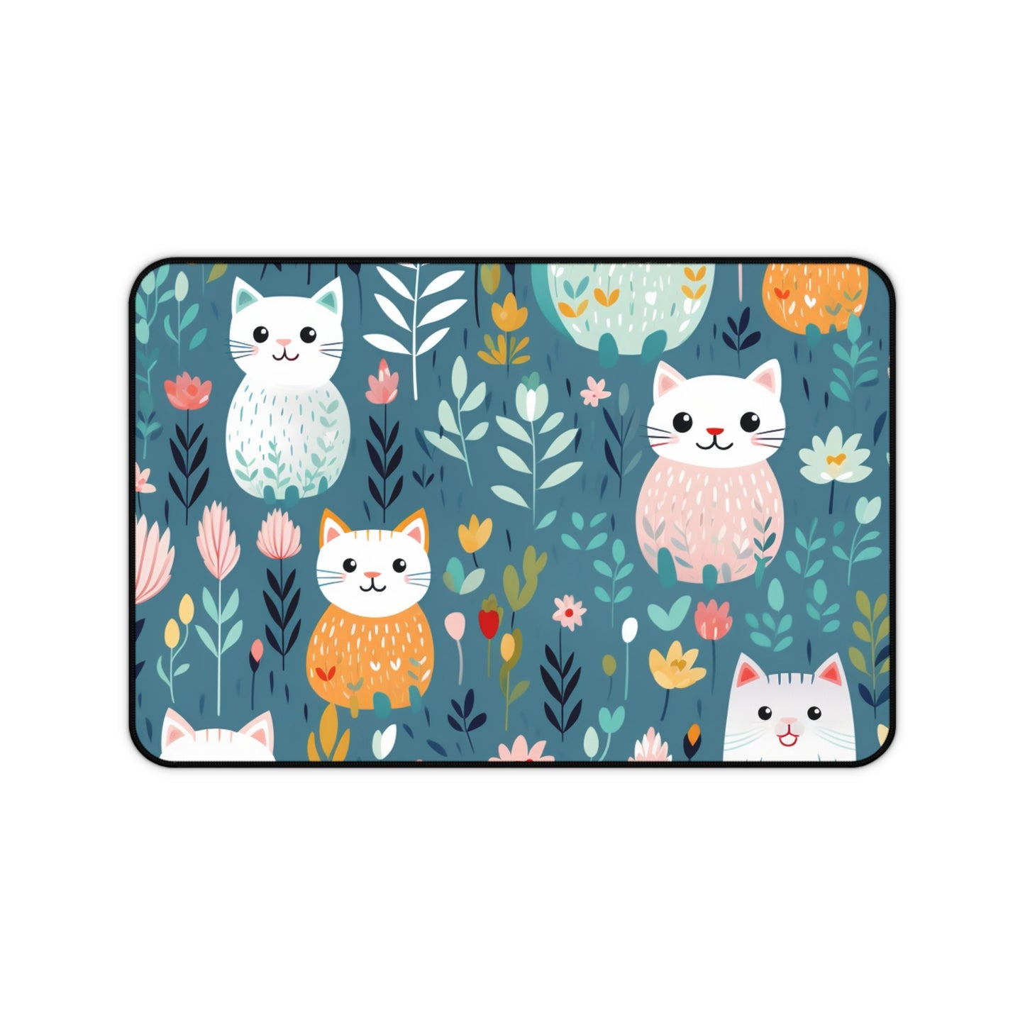 Cute, Colorful Cats Desk Mat / Mouse Pad