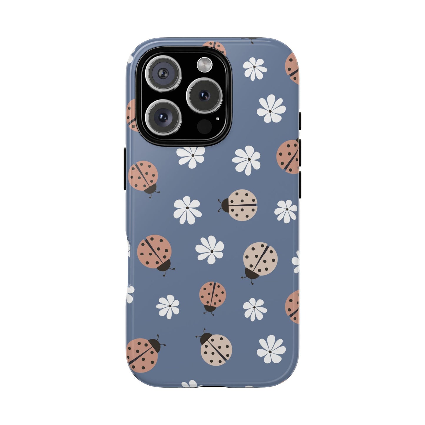 Lady Bugs and Floral Tough Case for IPhones 11 - 16