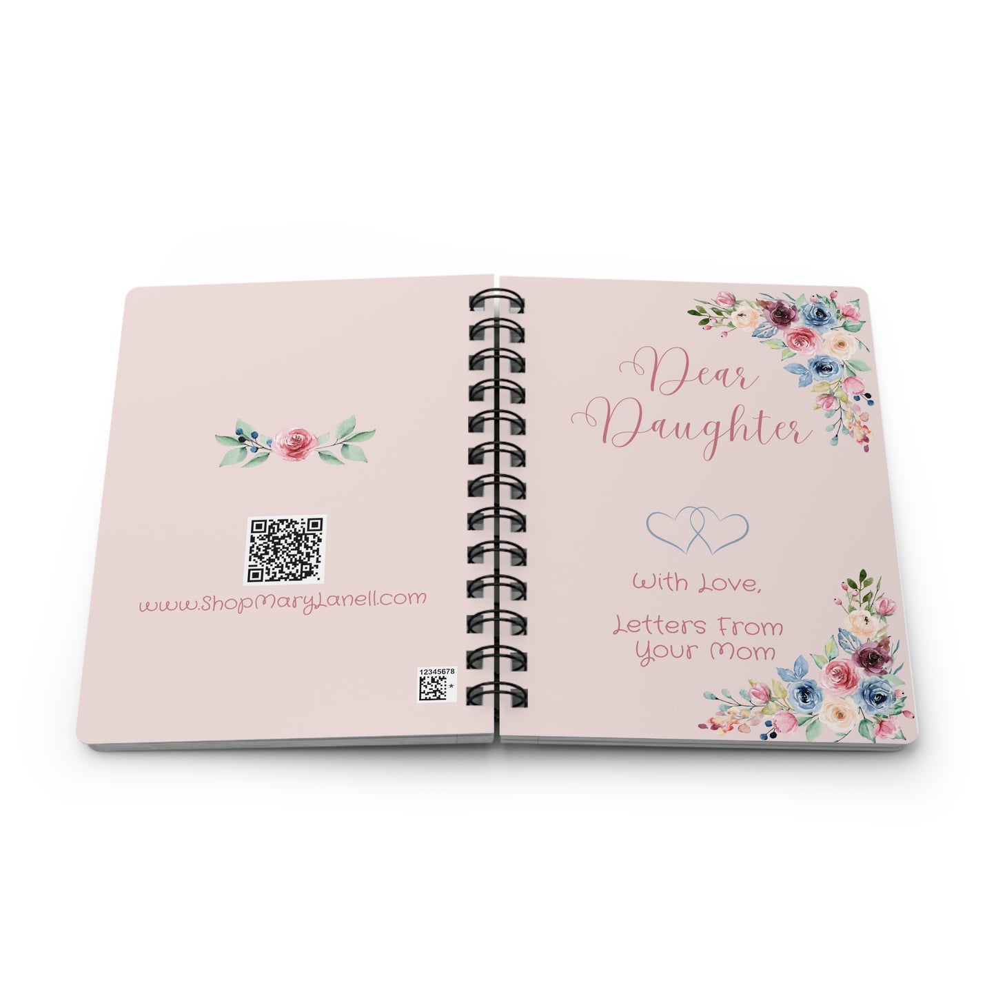 Dear Daughter:  Letters From Mom Spiral Bound Journal