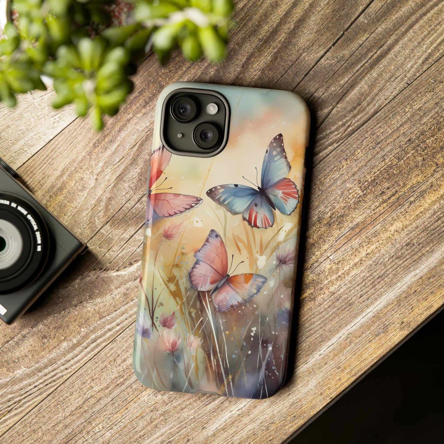 IPhone Case, IPhone Case With Butterflies, Nature Lover Iphone Case, Phone Cover