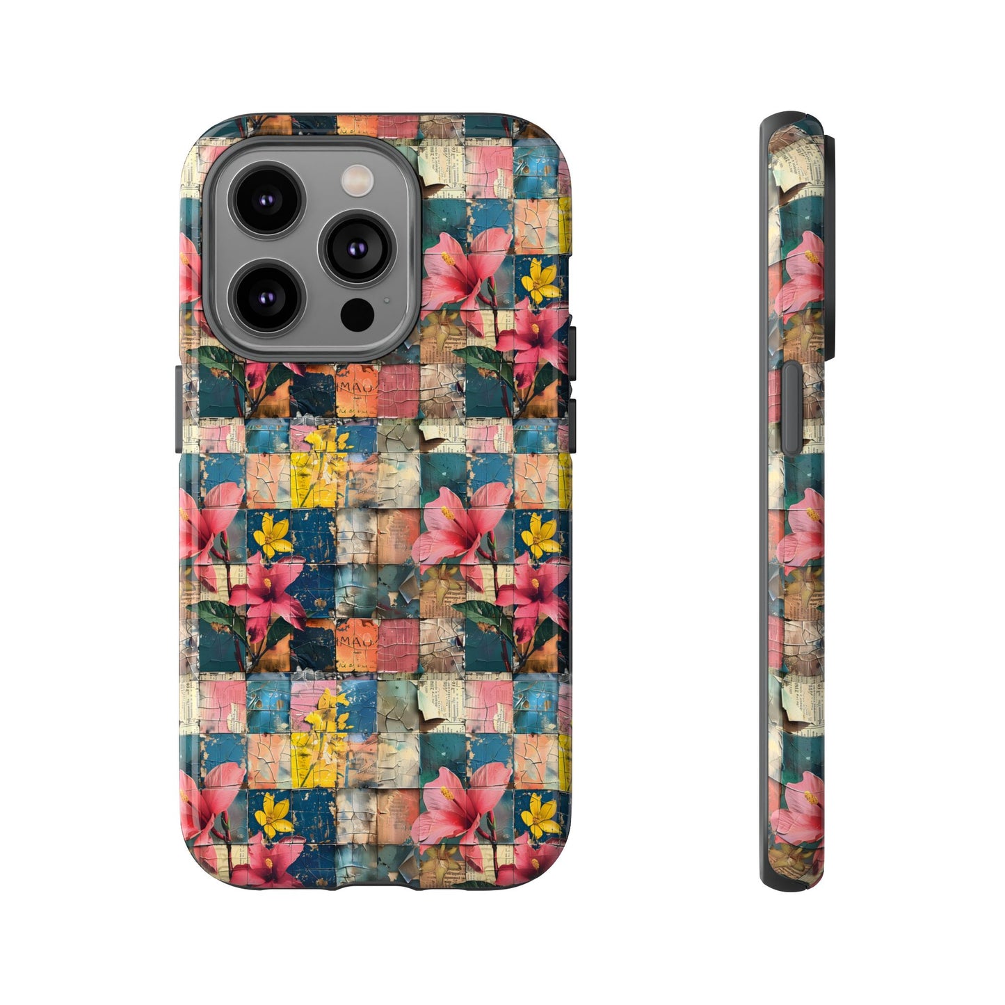 Collage Pattern IPhone Case - IPhones 11 - 15