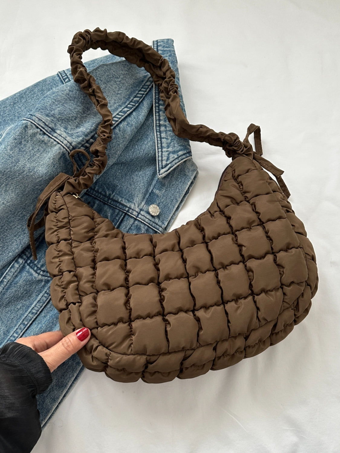 Quilted Bubble Shoulder Bag