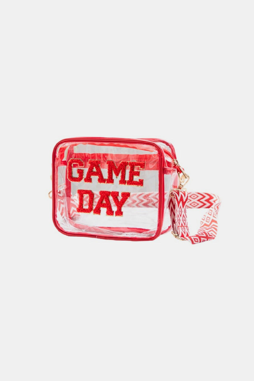 GAME DAY Transparent Crossbody Bag Stadium Approved