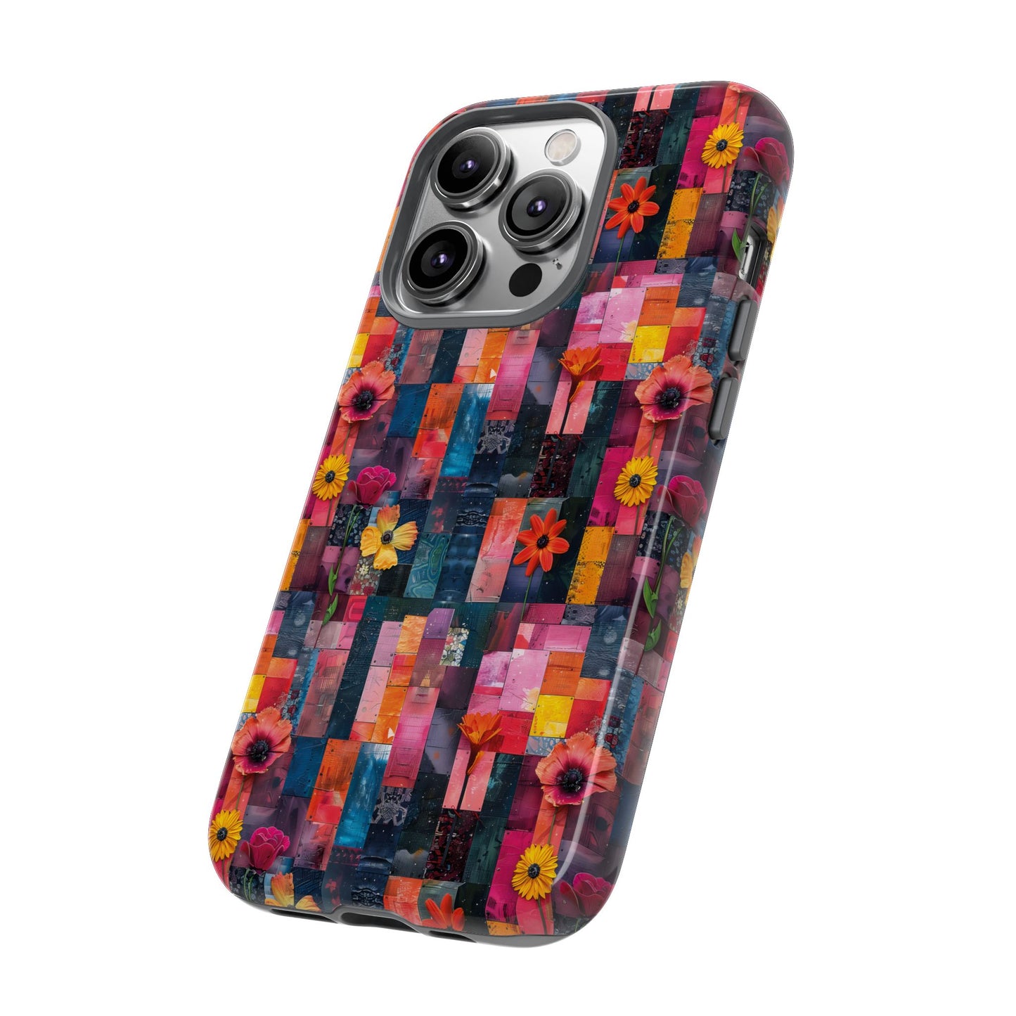 Colorful Collage Pattern IPhone Case