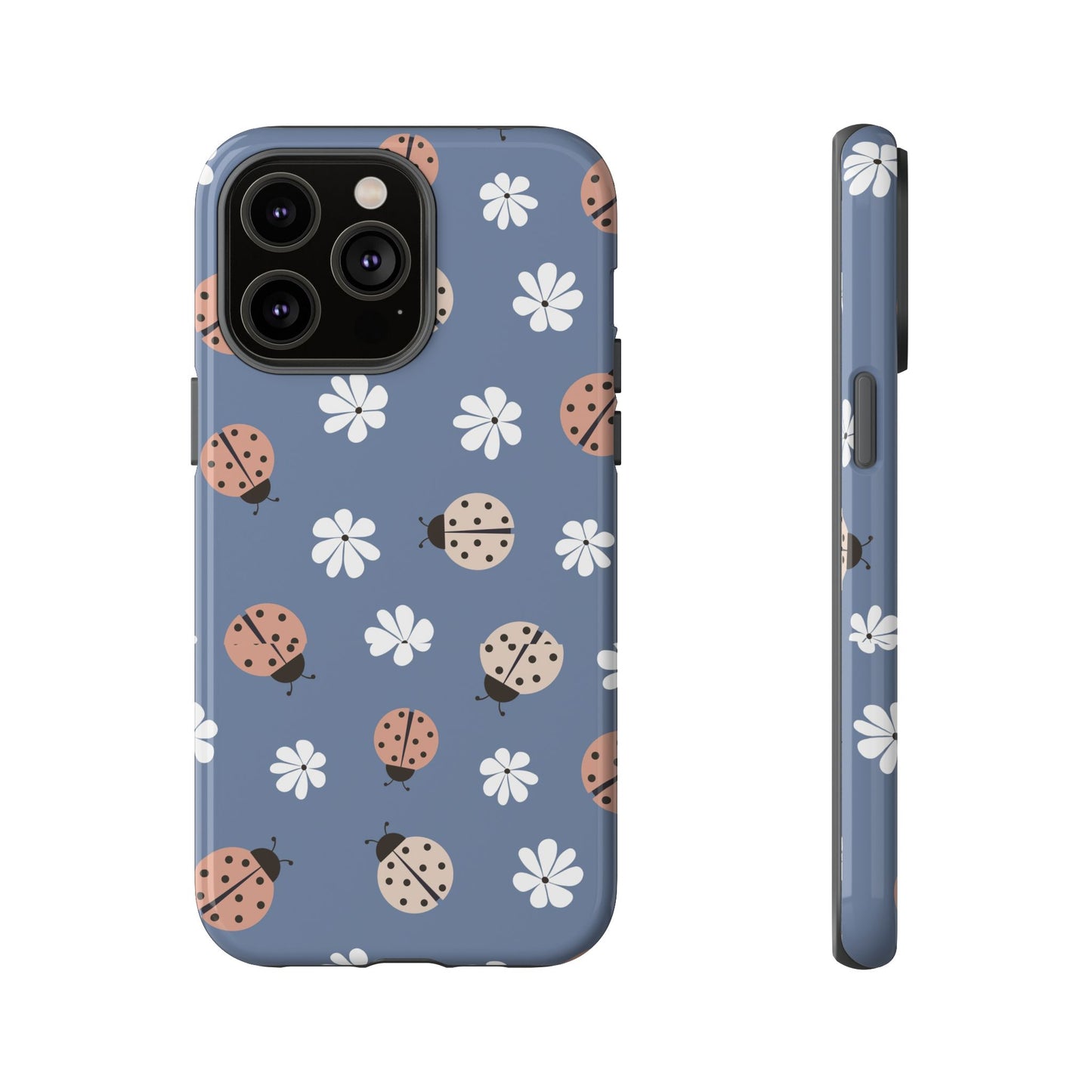 Lady Bugs and Floral Tough Case for IPhones 11 - 16