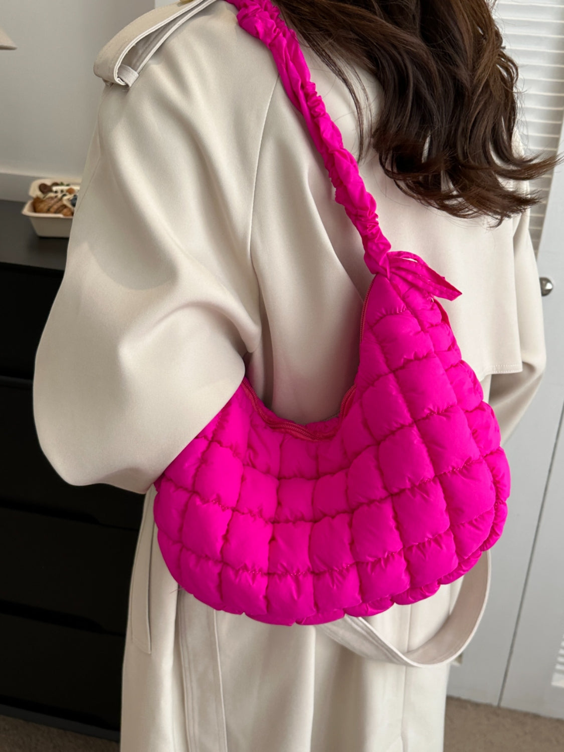 Quilted Bubble Shoulder Bag