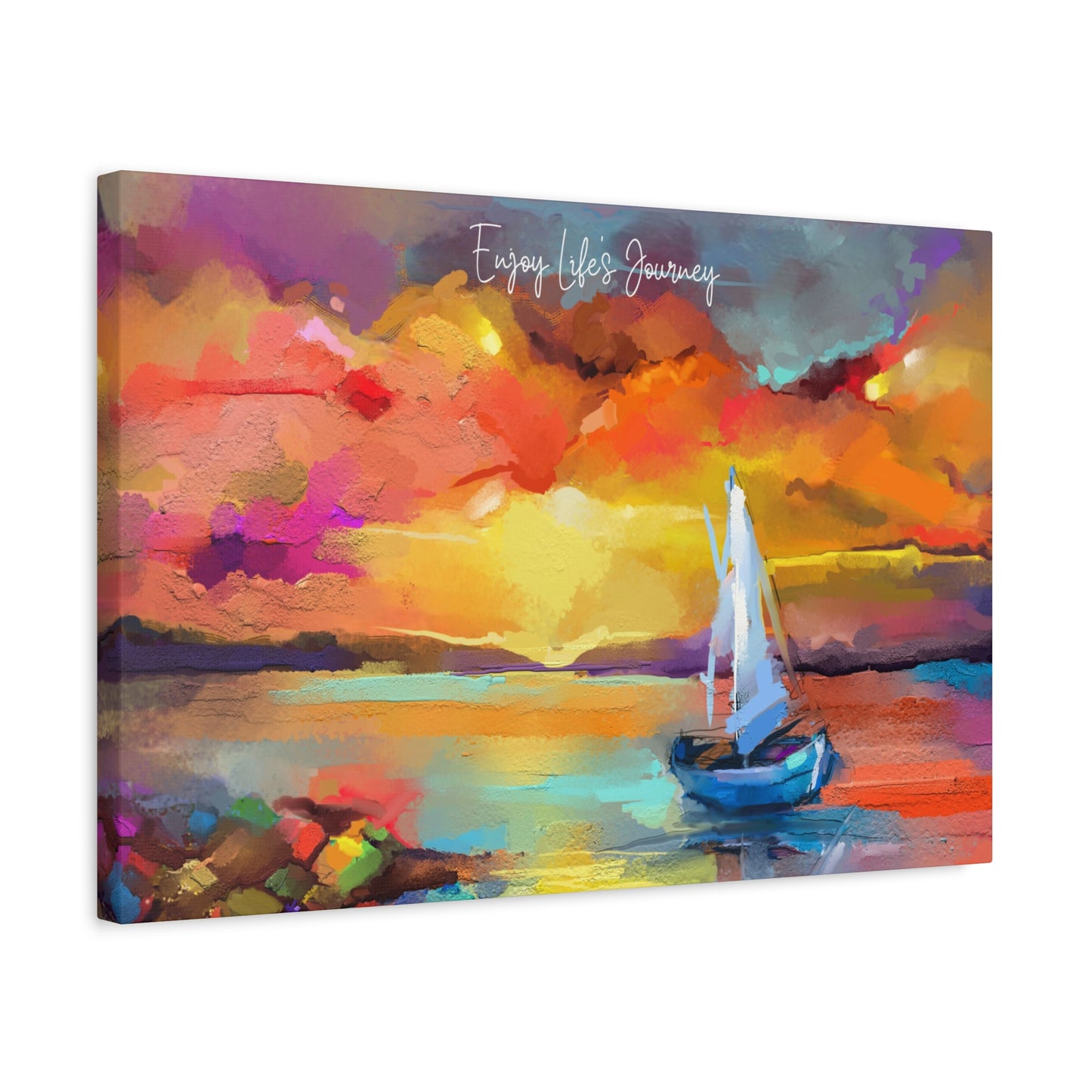 Enjoy Life's Journey - Matte Canvas Print