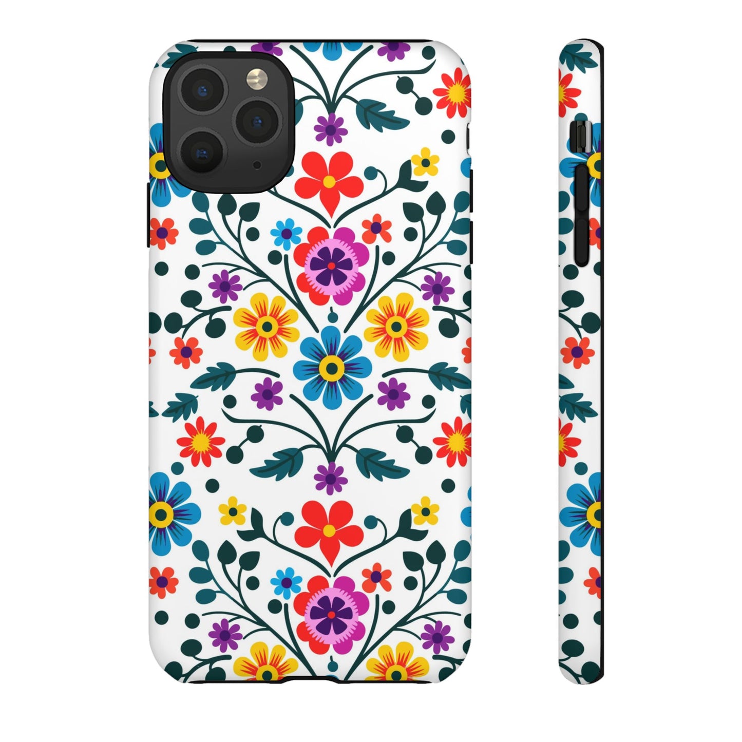 Beautiful Floral IPhone Protective Case for IPhones 11 - 16