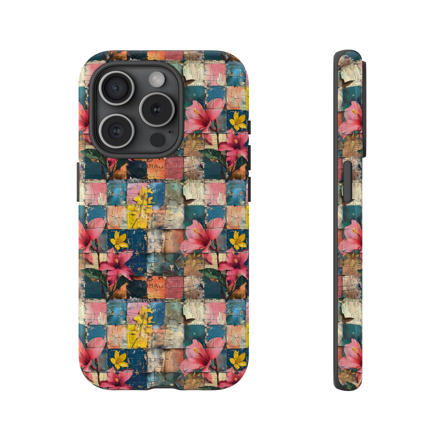 Collage Pattern IPhone Case - IPhones 11 - 15