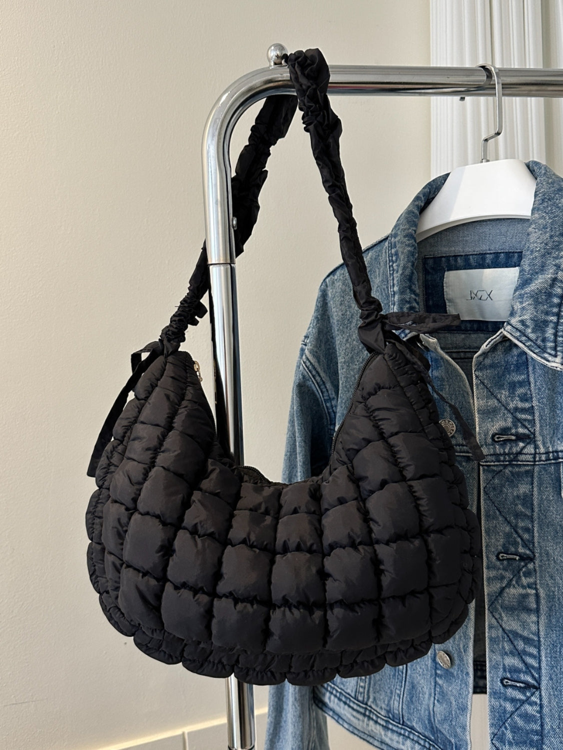 Quilted Bubble Shoulder Bag