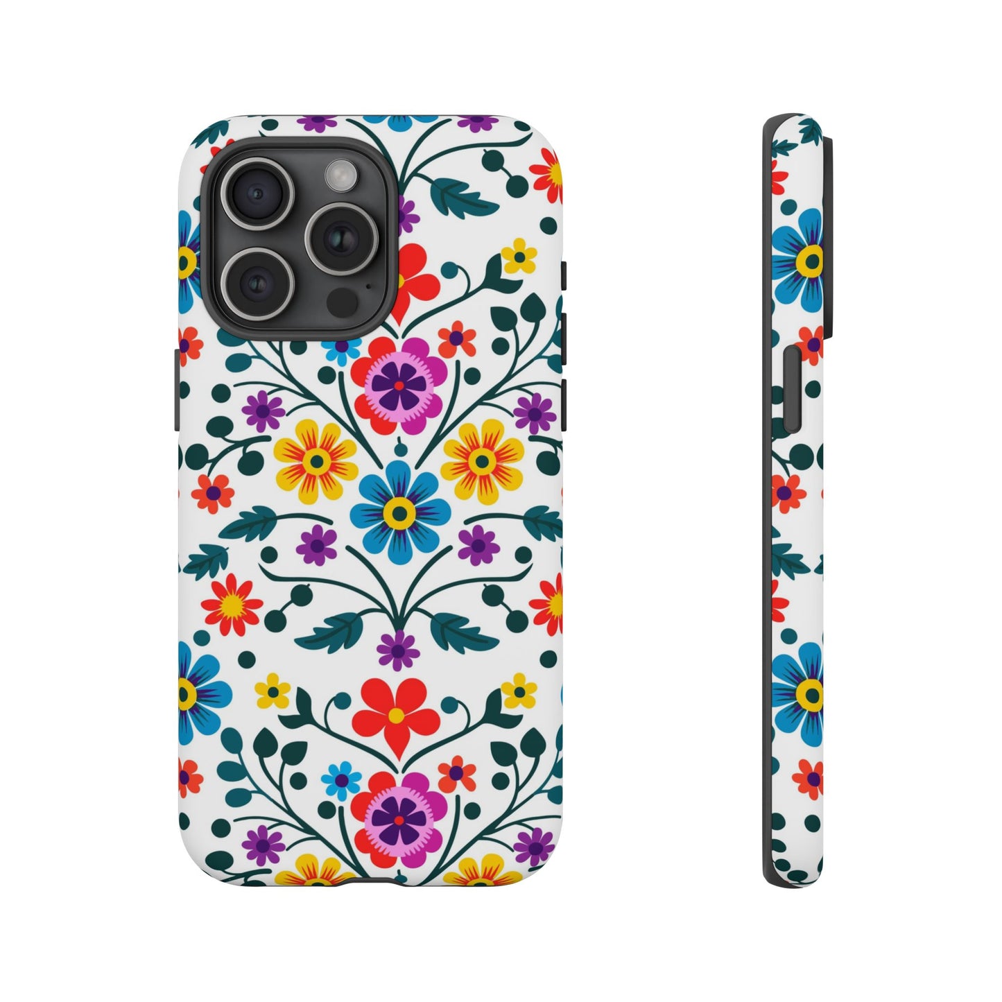 Beautiful Floral IPhone Protective Case for IPhones 11 - 16