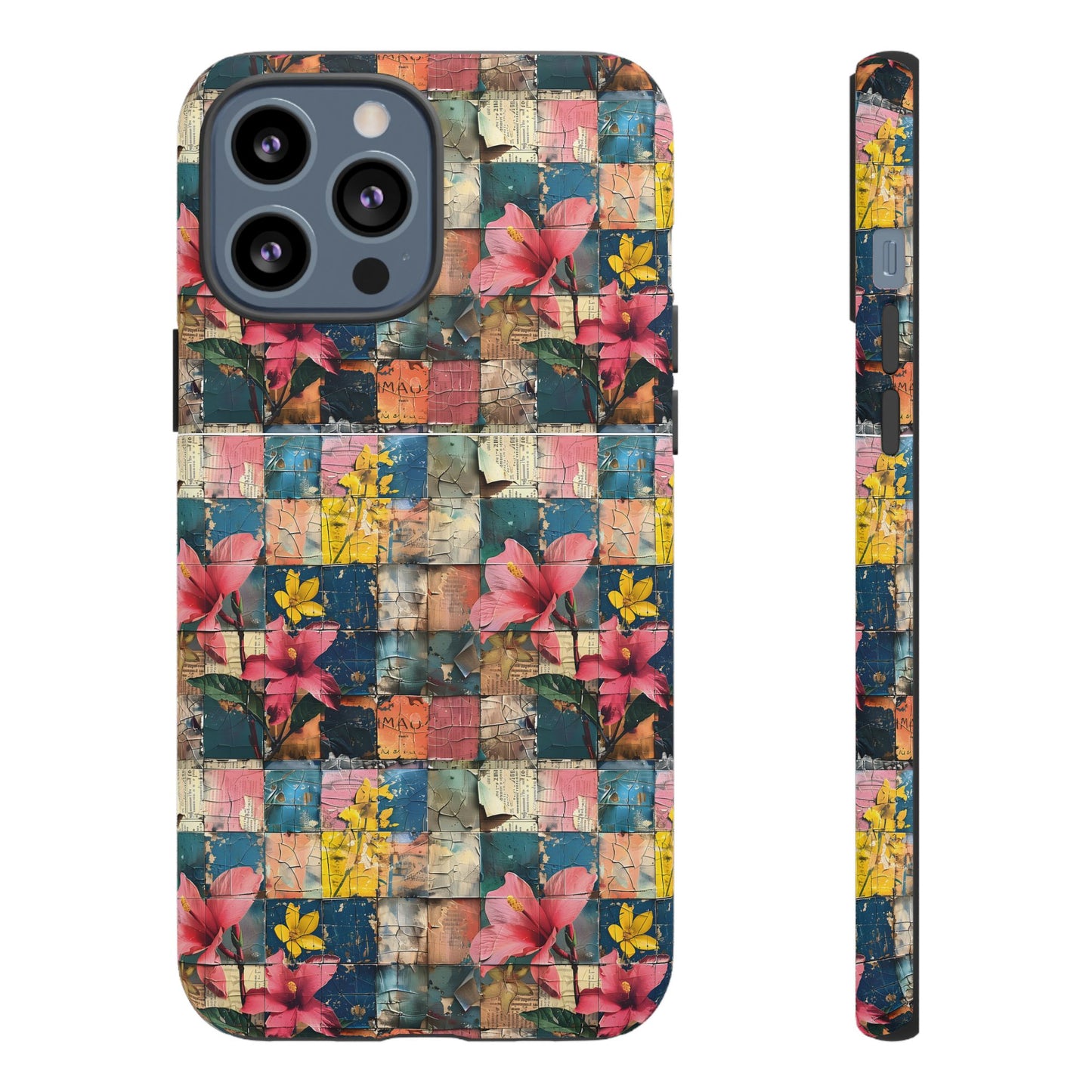 Collage Pattern IPhone Case - IPhones 11 - 15