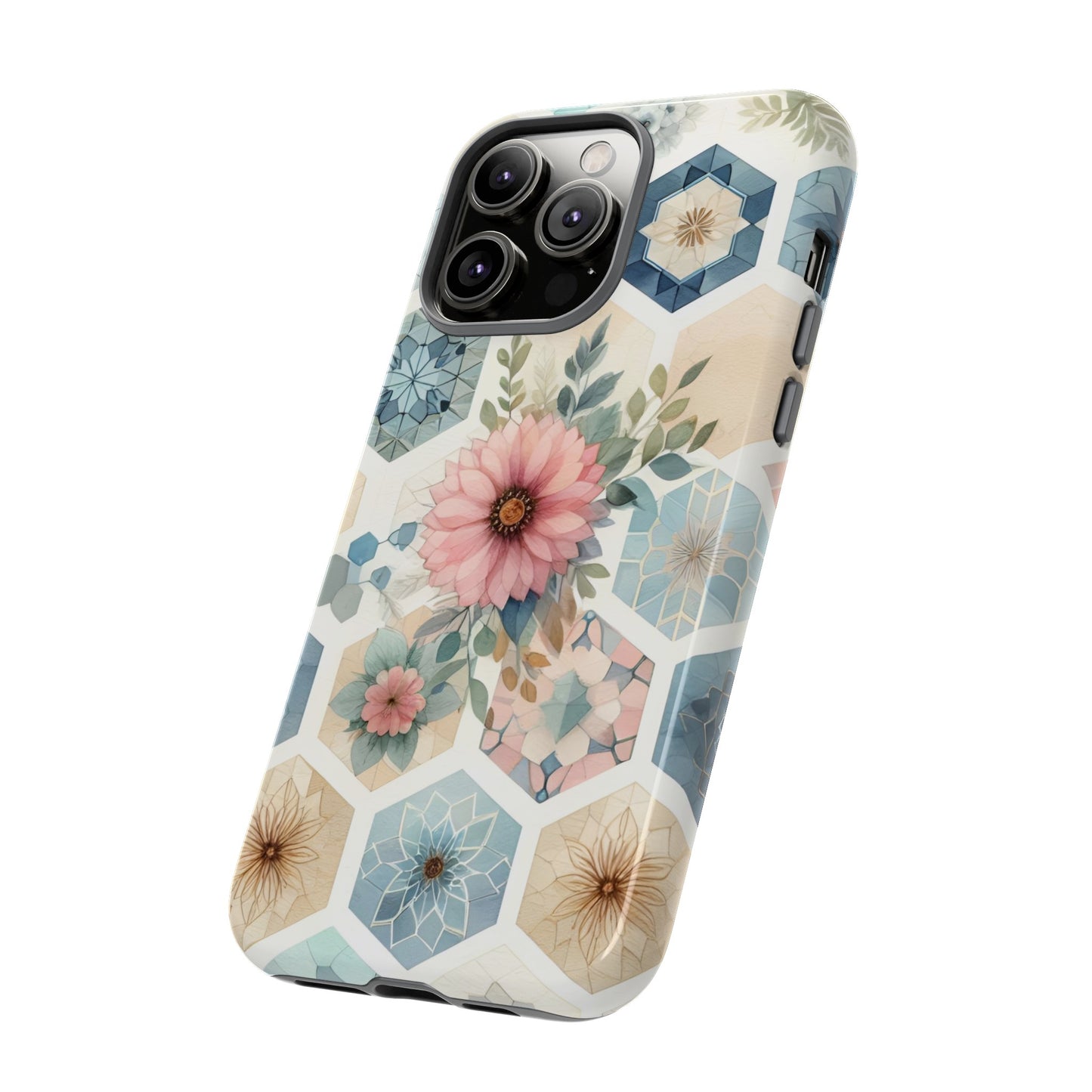 Watercolor Hexagon IPhone Cases 11 - 15
