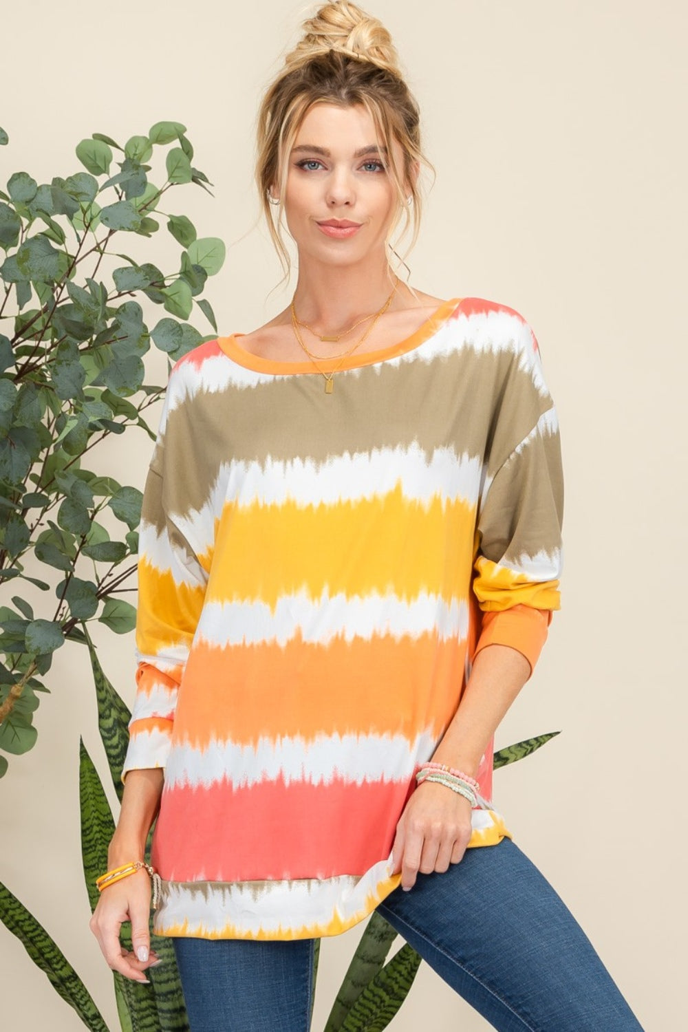 Striped Long Sleeve T-Shirt