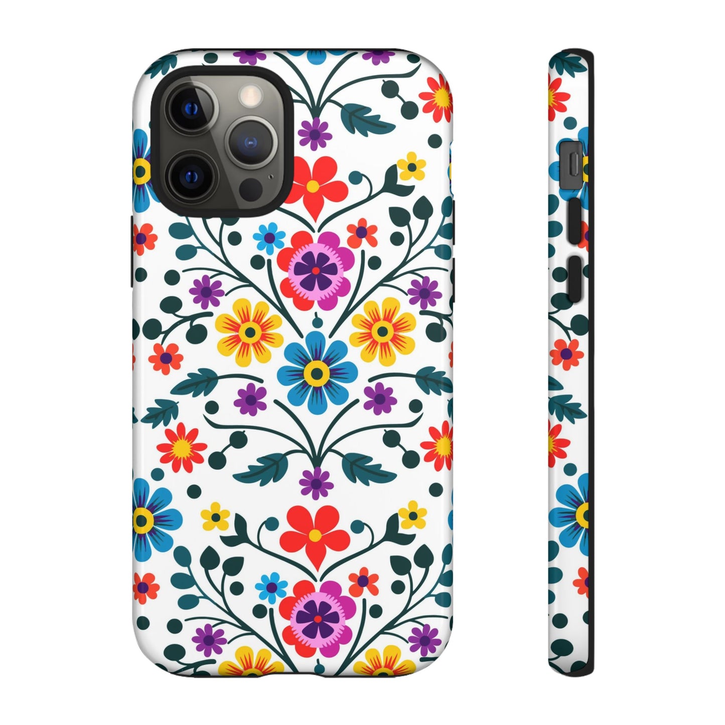 Beautiful Floral IPhone Protective Case for IPhones 11 - 16