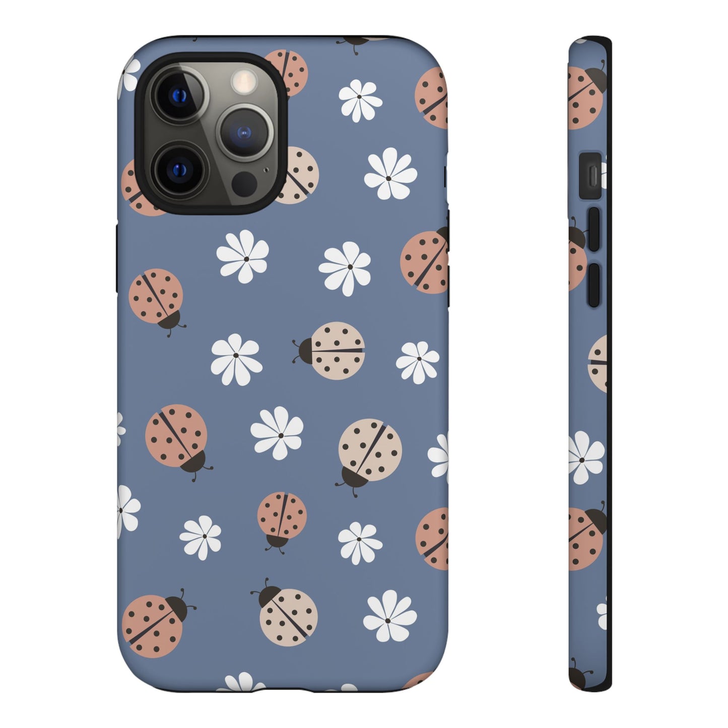 Lady Bugs and Floral Tough Case for IPhones 11 - 16