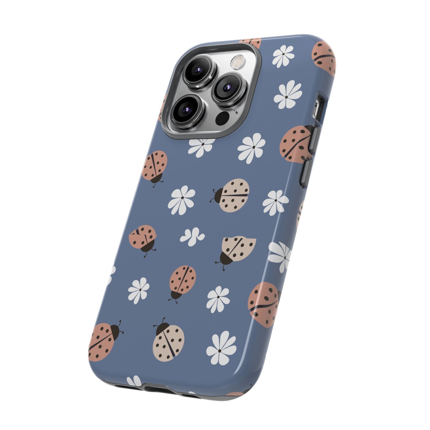 Lady Bugs and Floral Tough Case for IPhones 11 - 16