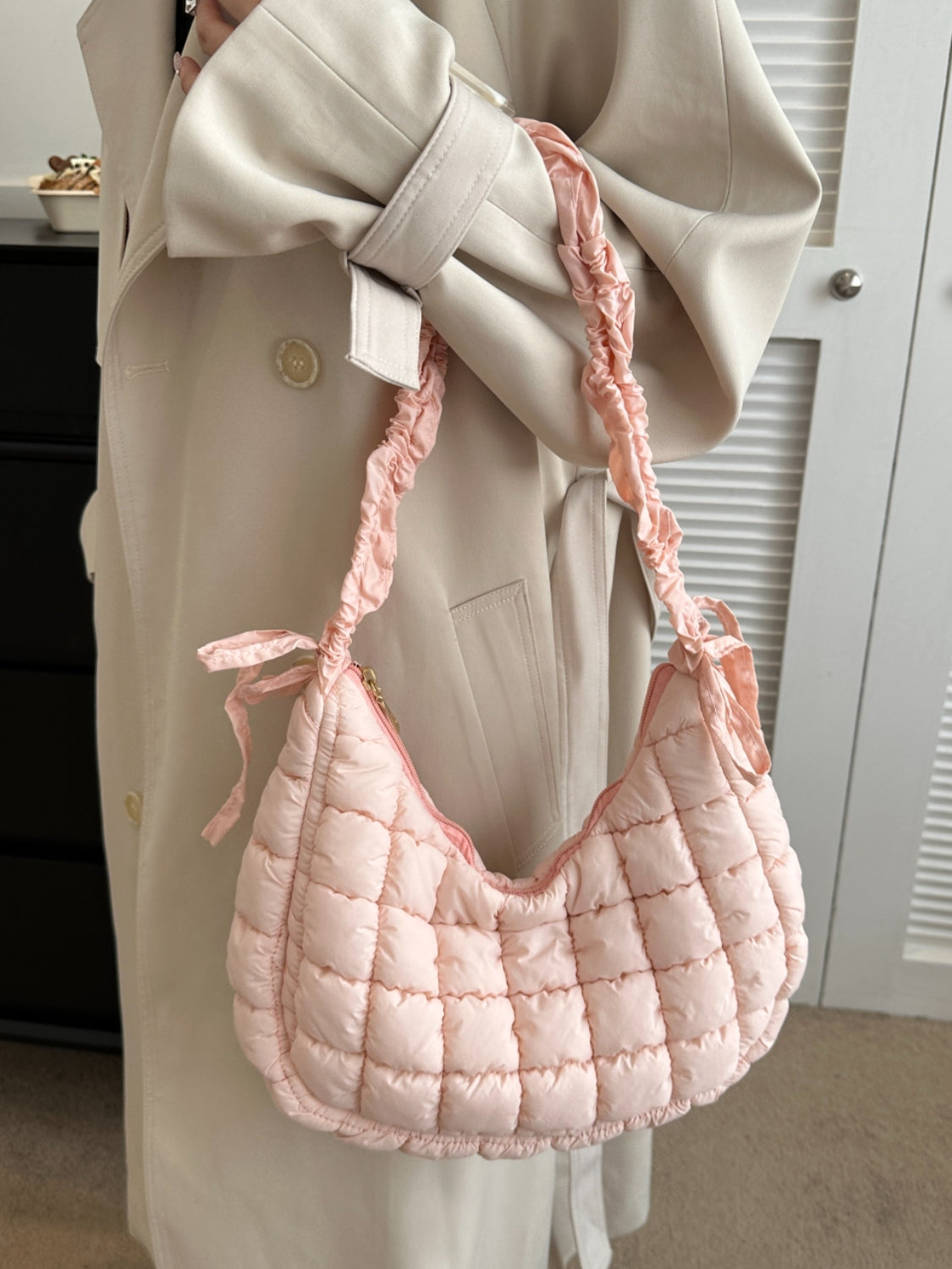 Quilted Bubble Shoulder Bag