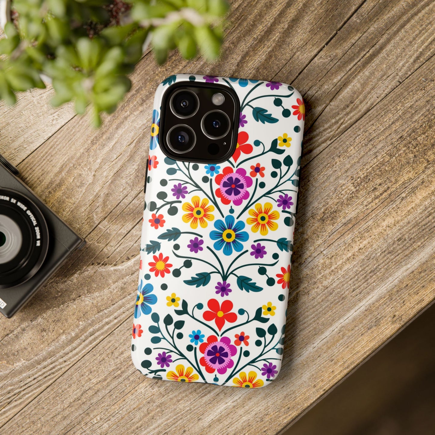 Beautiful Floral IPhone Protective Case for IPhones 11 - 16