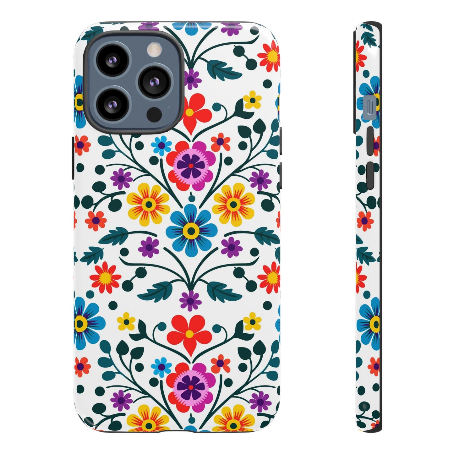 Beautiful Floral IPhone Protective Case for IPhones 11 - 16