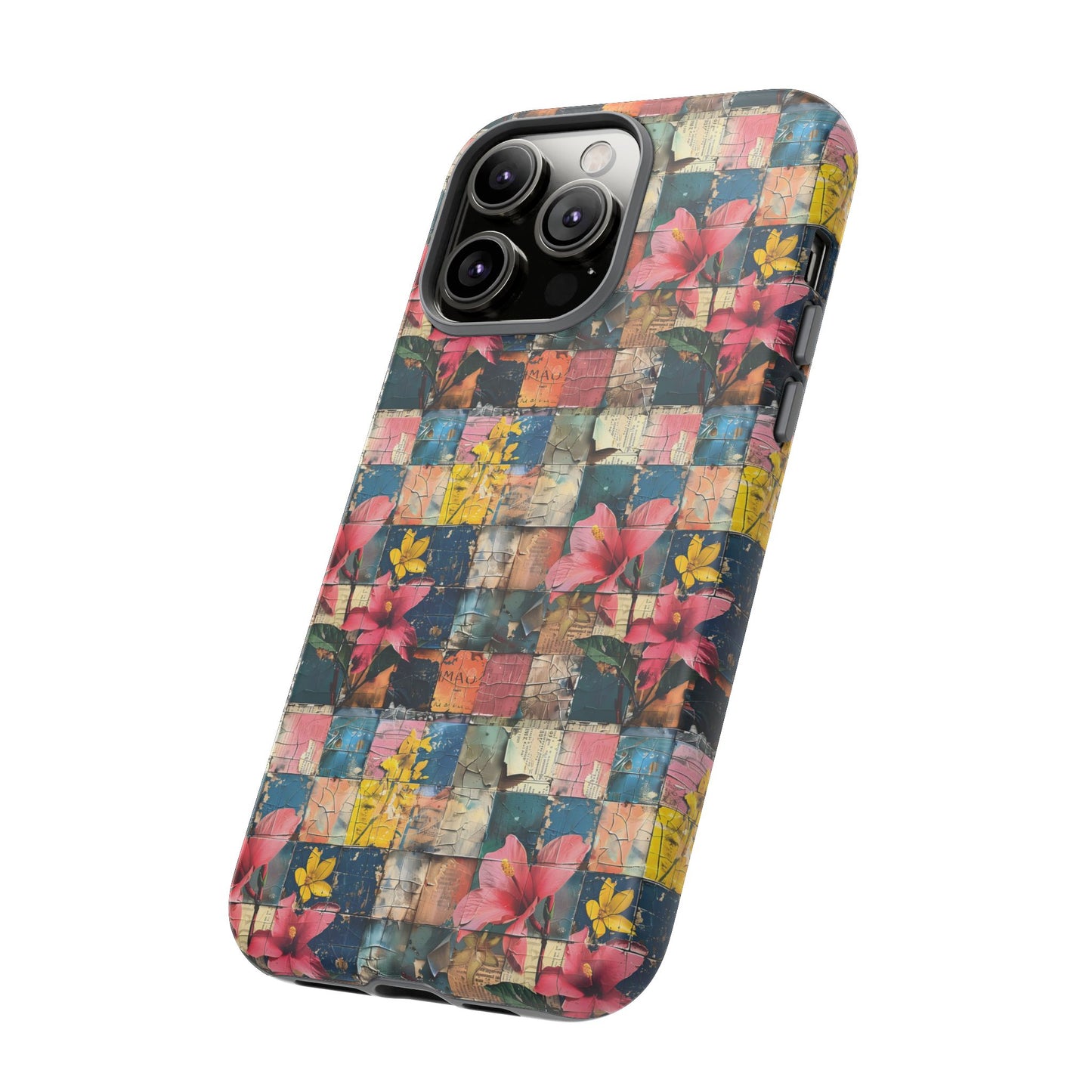 Collage Pattern IPhone Case - IPhones 11 - 15