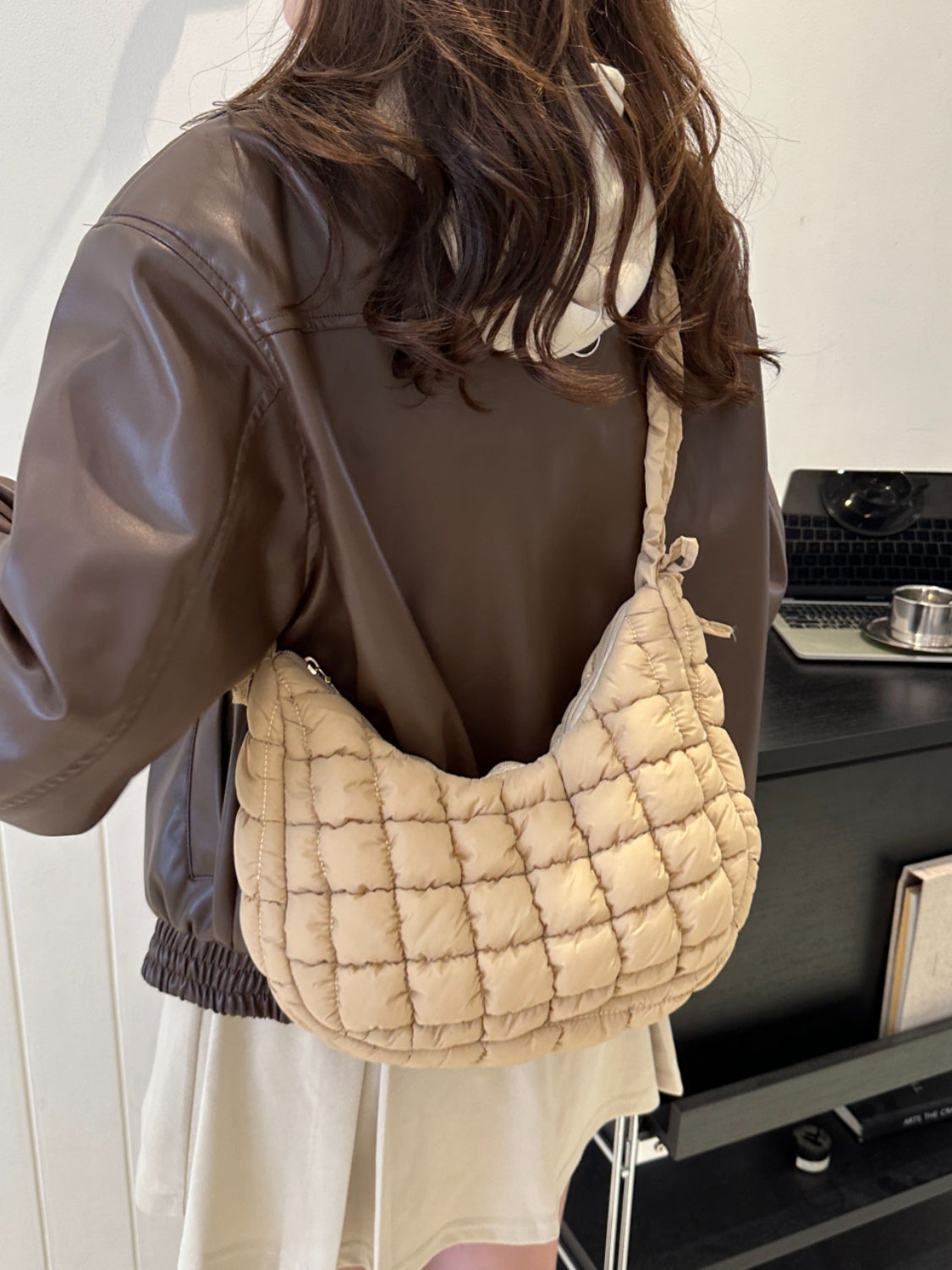 Quilted Bubble Shoulder Bag