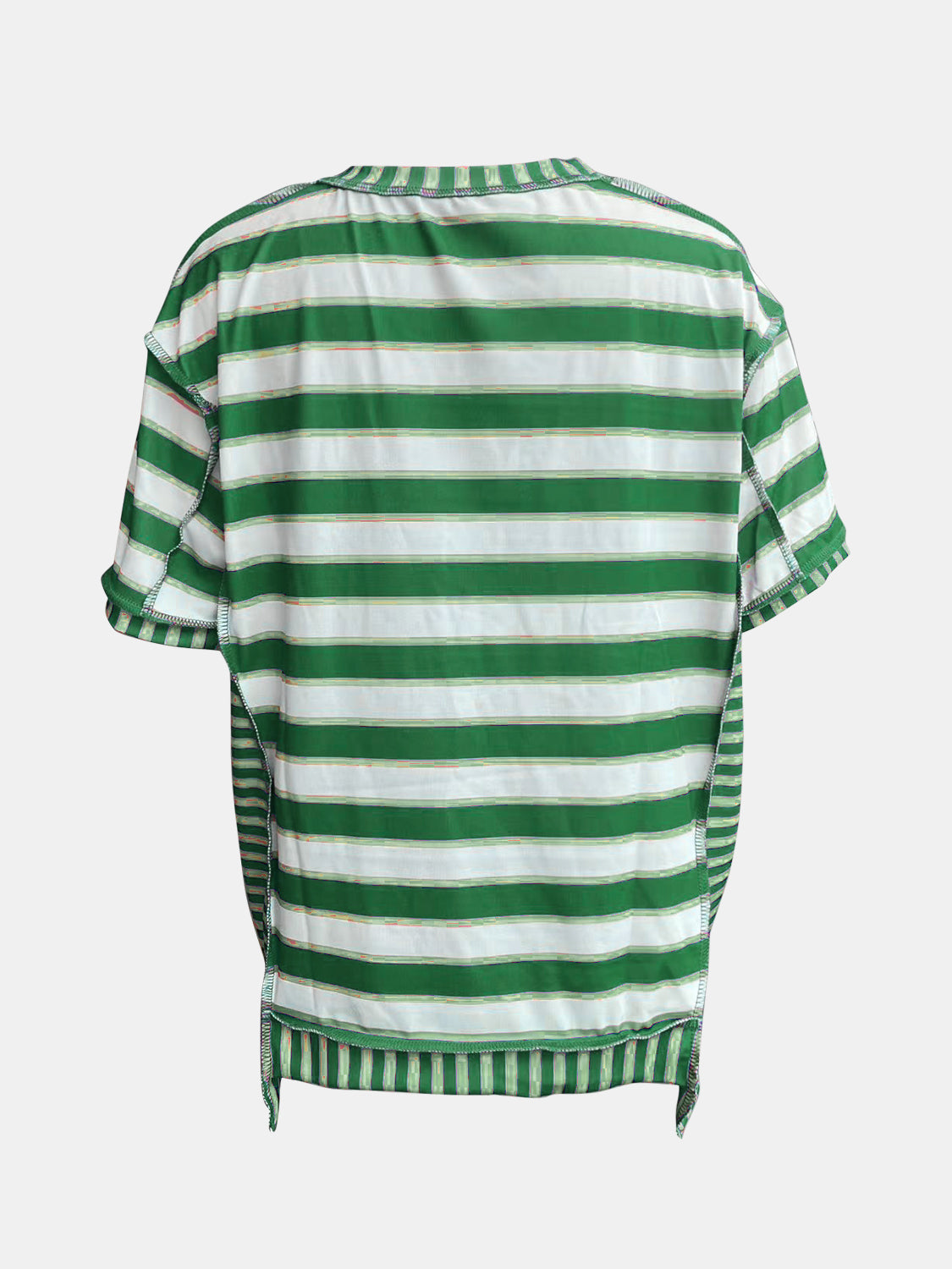 Contrast Stripes:  Great T-Shirt in Several Color Choices